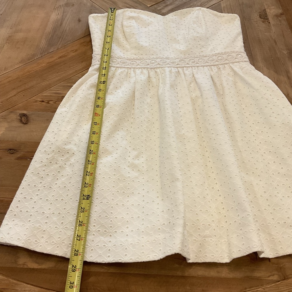 Lilly Pulitzer Marta Dress Resort White Petiteβ Diamond Eyelet - Picture 8 of 8